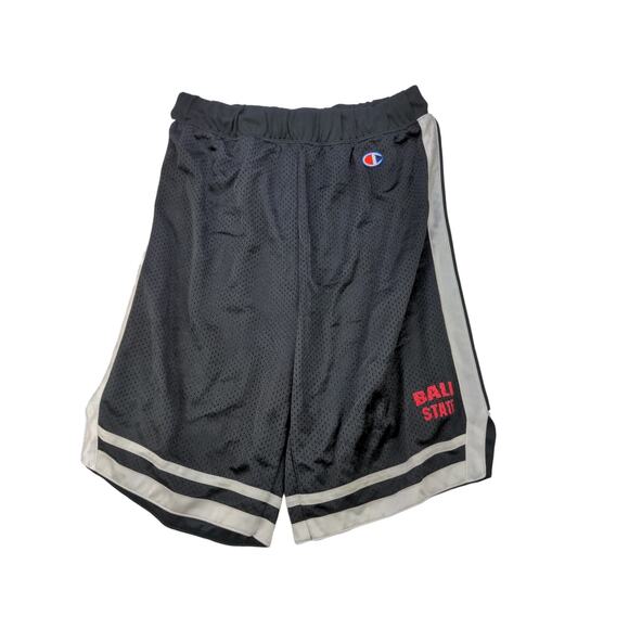 Champion Ball State Cardinals Basketball Shorts SZ M Black Graphic Logo - Picture 1 of 11